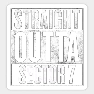 Straight Outta Sector 7 - Final Fantasy VII Sticker